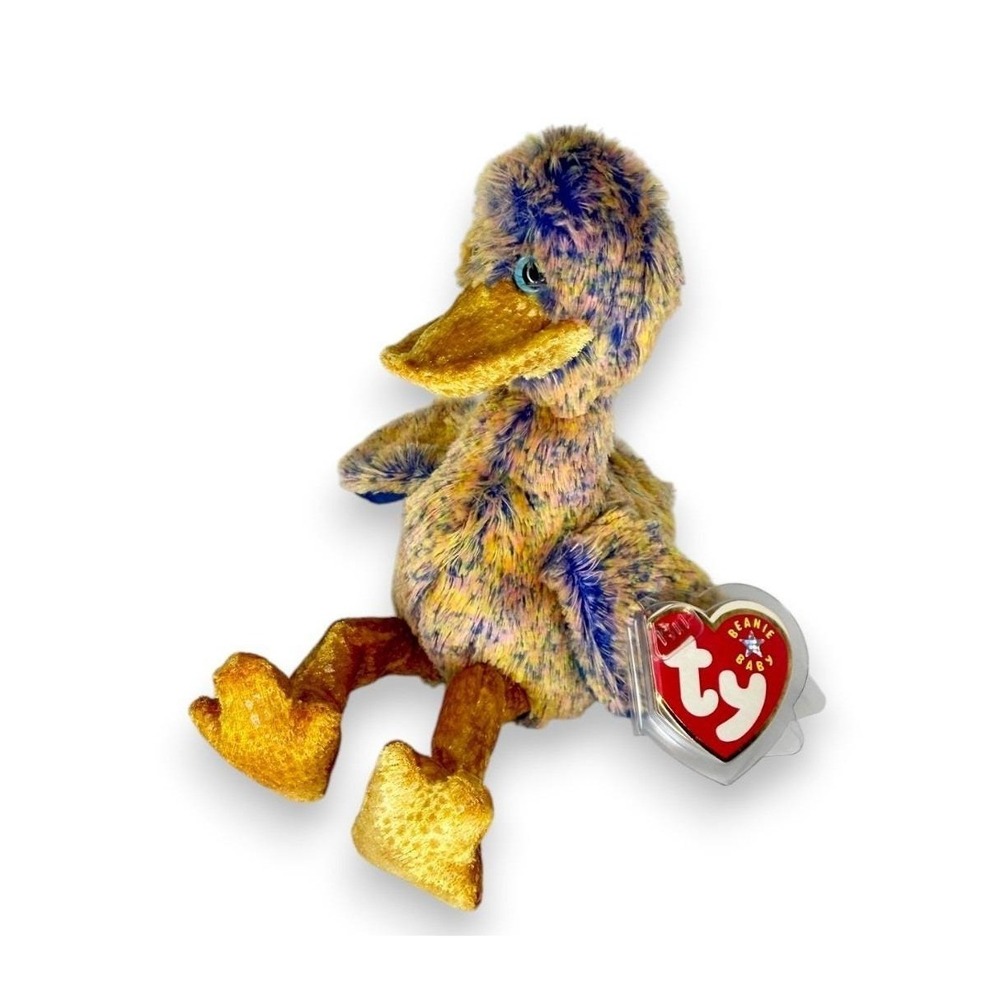 Dinky the Dodo Bird | Colorful Island Bird | Mint Heart Tag TY Beanie Baby